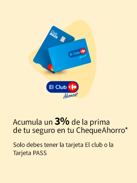 Acumula 3% en tu ChequeAhorro